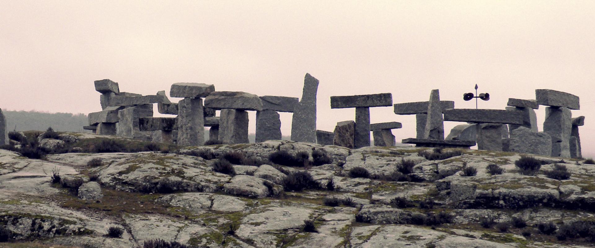 Granite theme park and surroundings of the Rollo Canalizo rock in Los Santos 