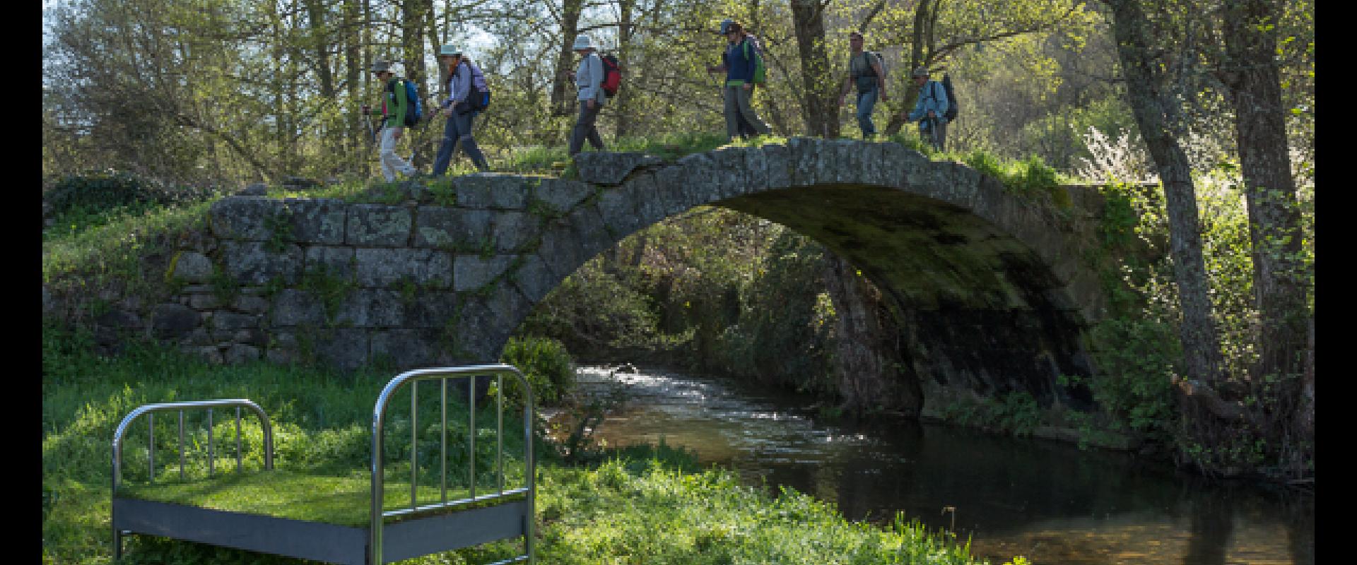 Hiking when the power of nature explodes again