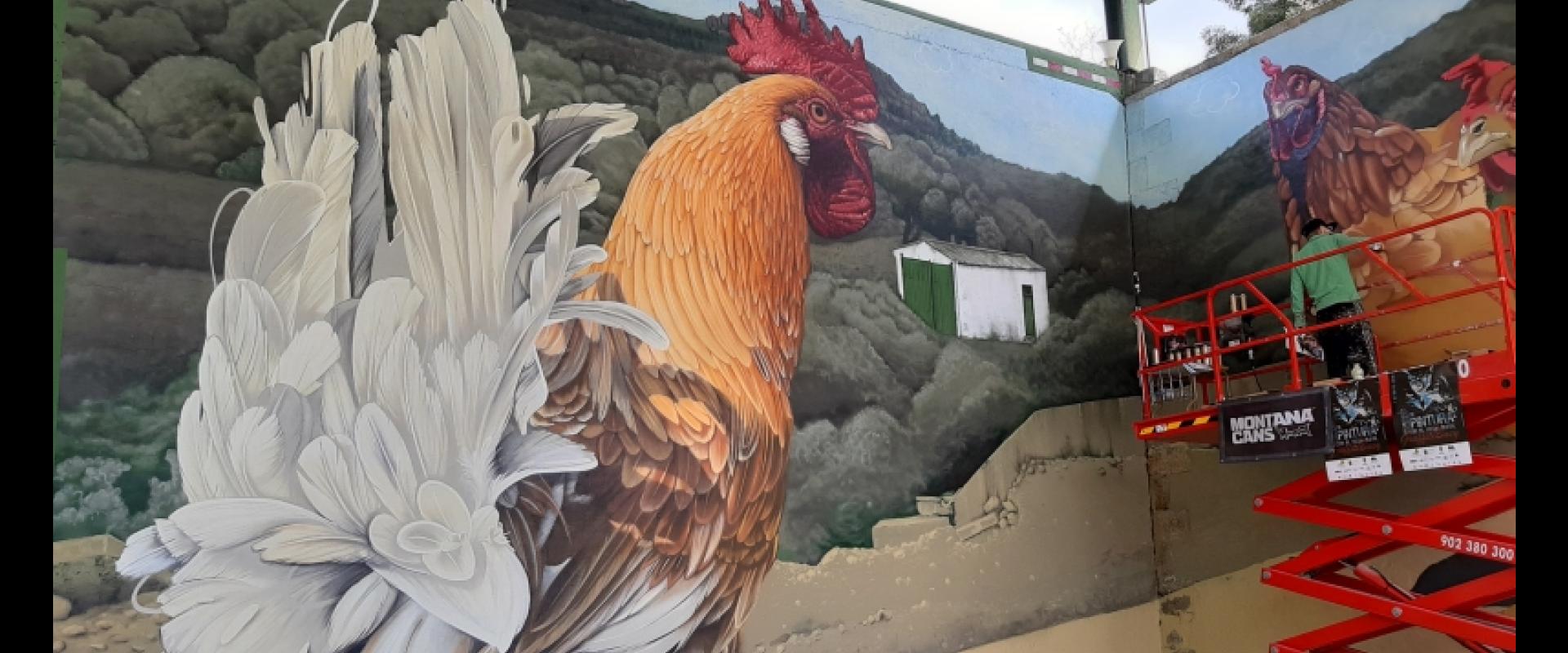 Arte urbano en Garcibuey