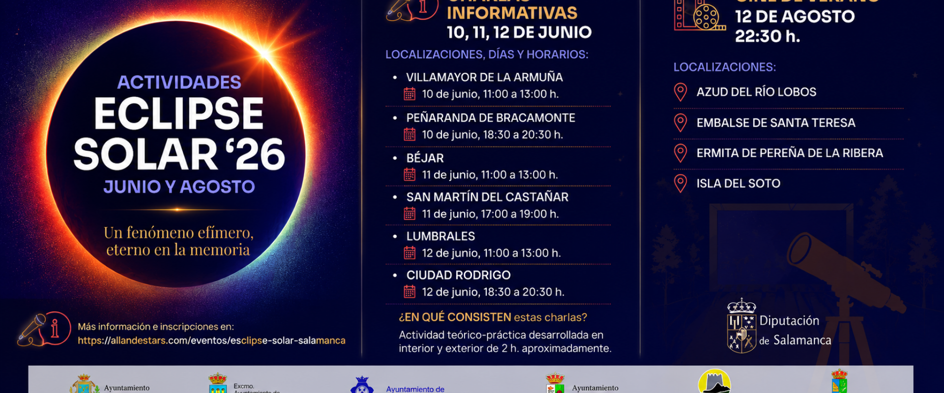 Eclipse solar Salamanca 2026