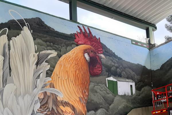 Arte urbano en Garcibuey