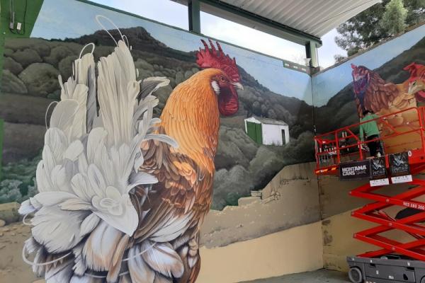 Arte urbano en Garcibuey