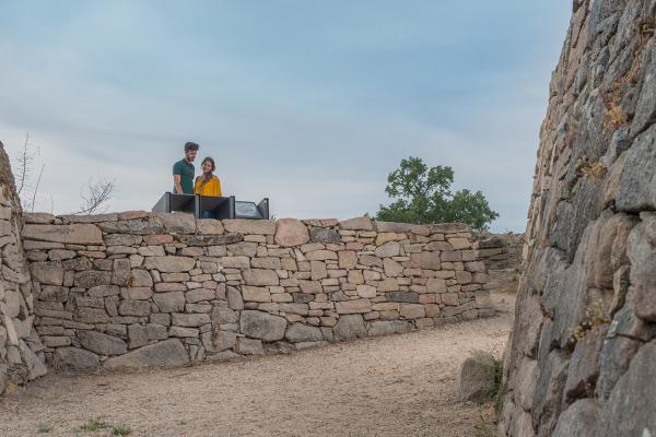 Castro de Yecla de Yeltes entrada oeste